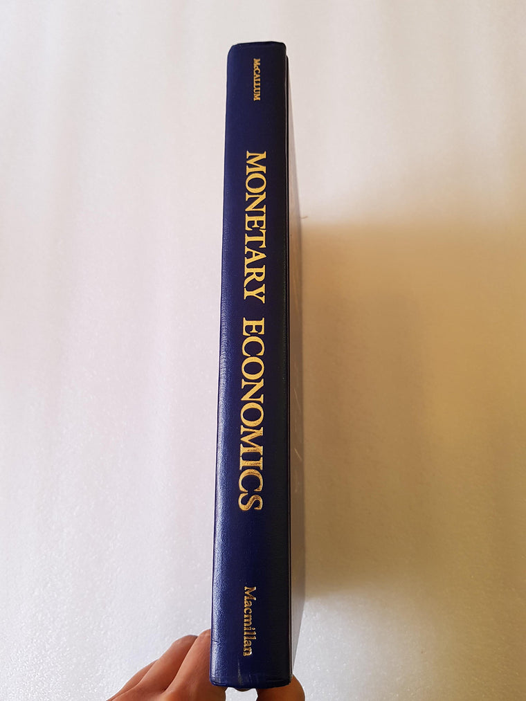 Monetary Economics: Theory and Policy — back cover