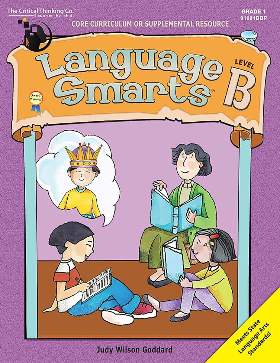 Language Smarts Level B Workbook - Reading, Writing, Grammar, and Punctuation for Grade 1