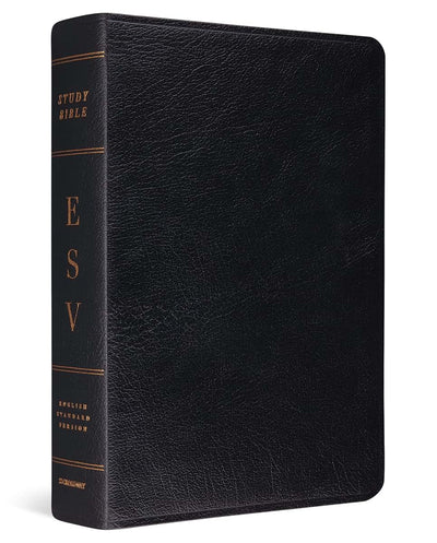 ESV Study Bible (Genuine Leather, Black)