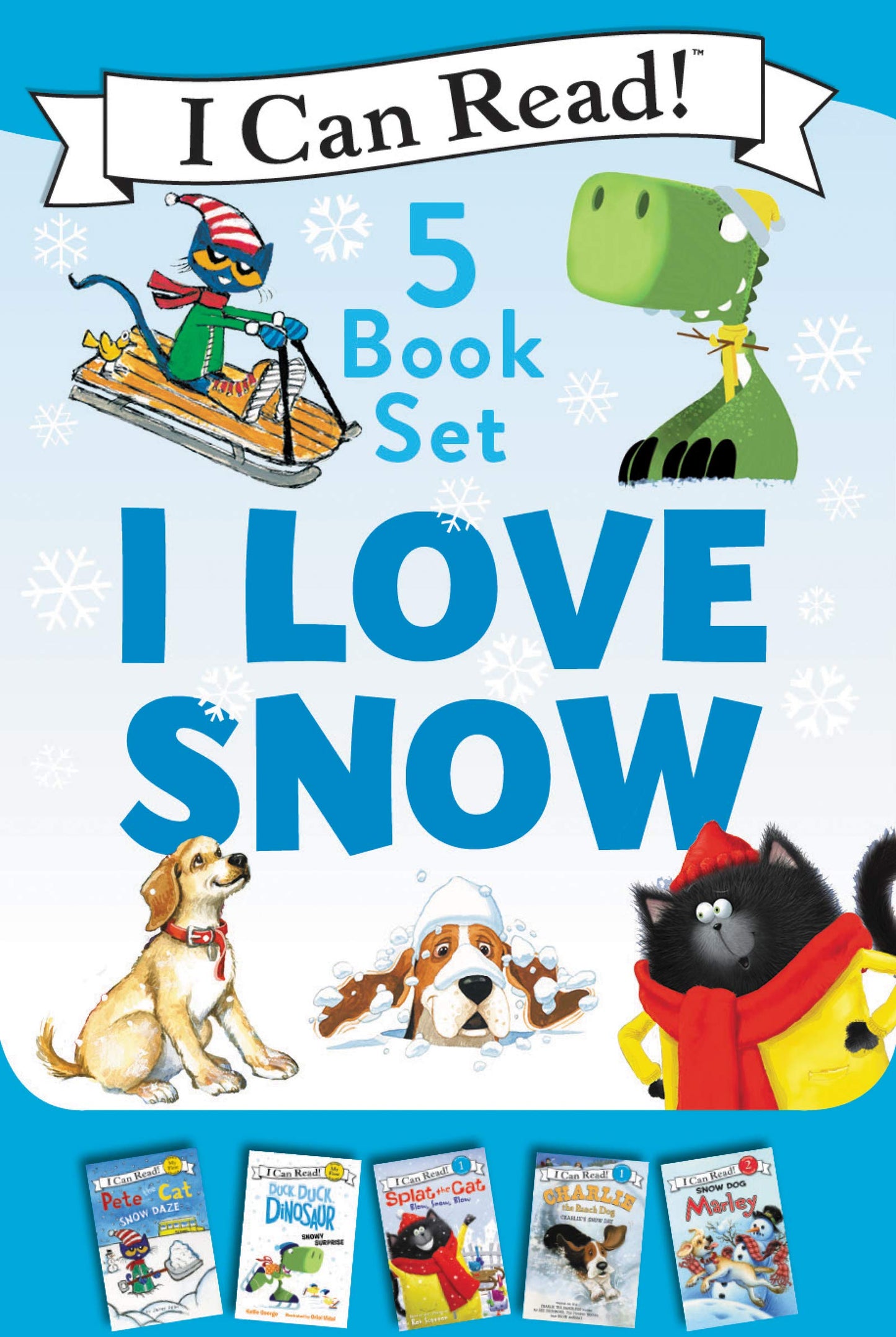 I Love Snow: I Can Read 5-Book Box Set: Celebrate the Season by Snuggling Up with 5 Snowy I Can Read Stories!