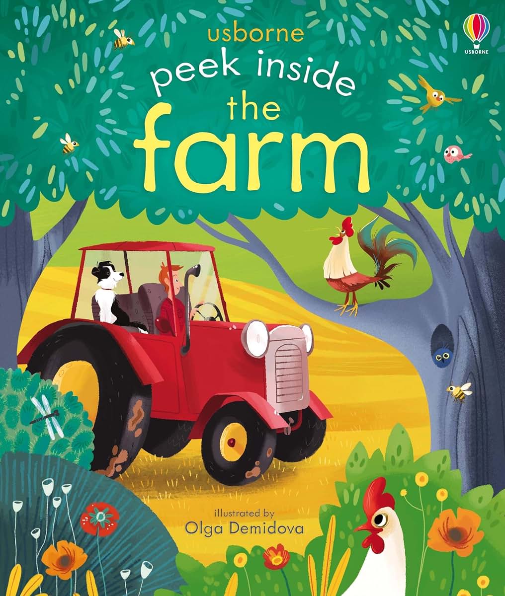 Peek Inside the Farm: An Engaging Lift-the-Flap Book About Farm Animals and Vegetables for Children (Ages 3-5)