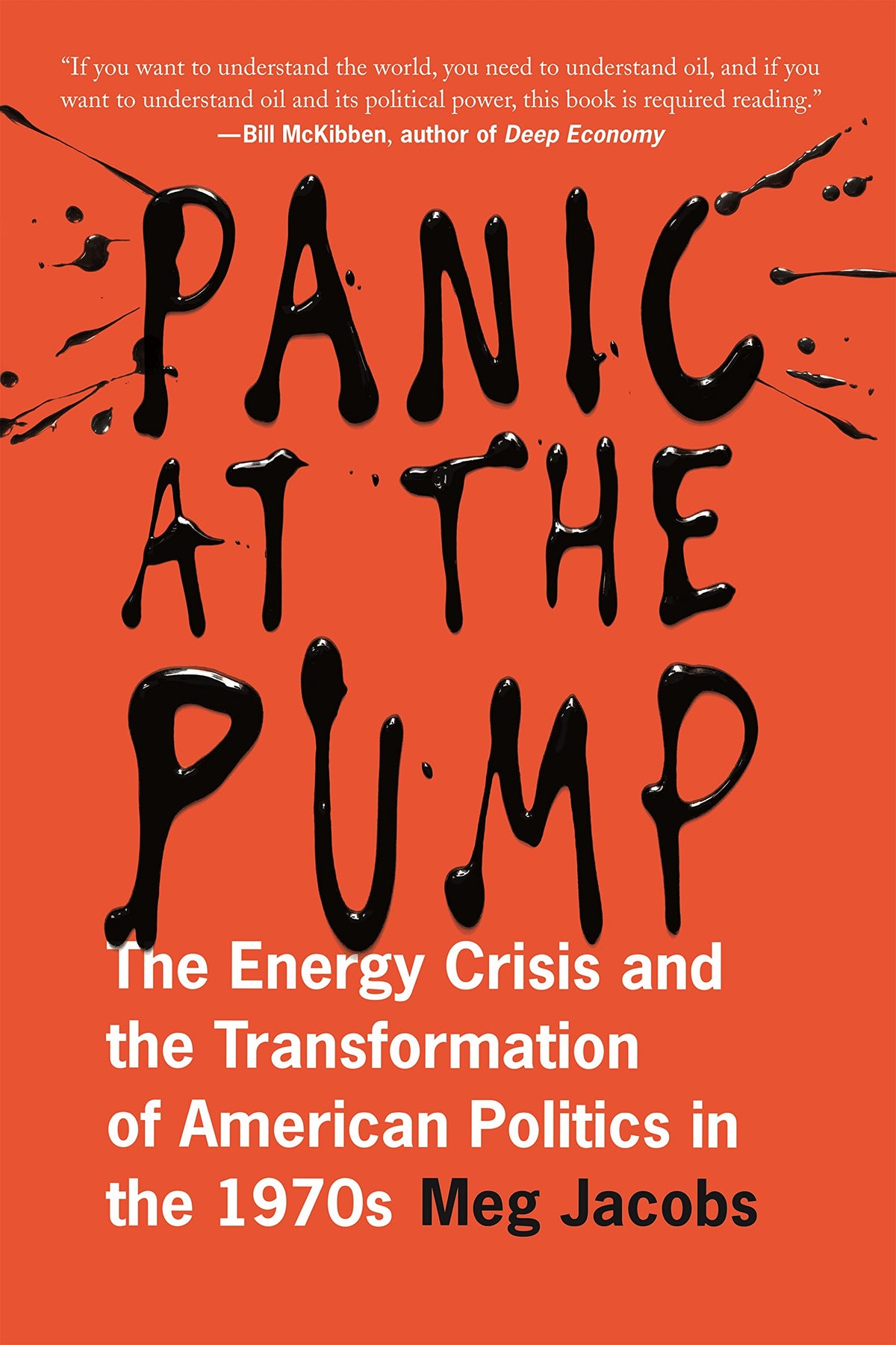 Panic at the Pump: The Energy Crisis and the Transformation of American Politics in the 1970s