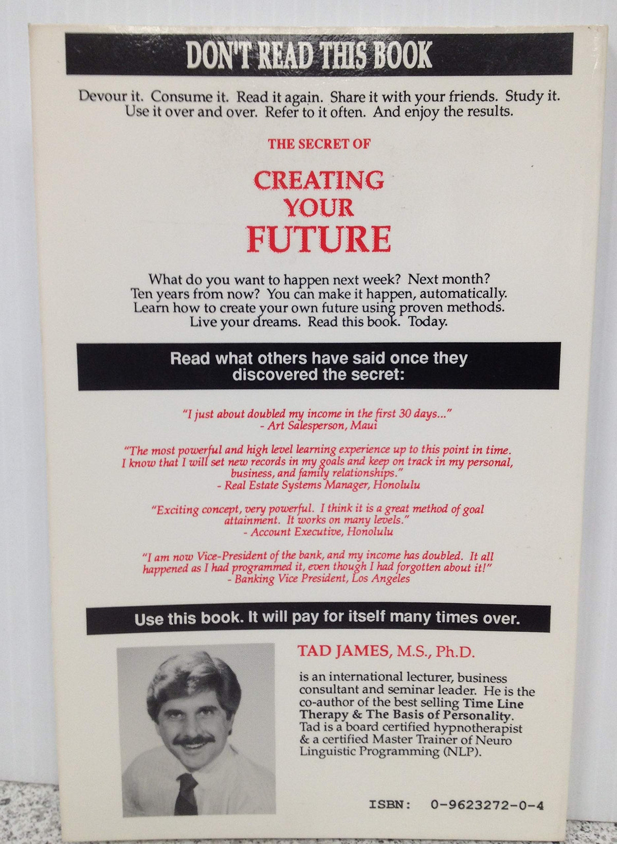 The Secret of Creating Your Future