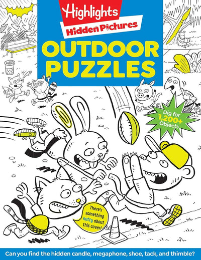 Outdoor Puzzles: Outdoor Activity Book Featuring Forests, Parks and More, Camping Game and Puzzle Book for Kids Ages 6-12 (Highlights Hidden Pictures)