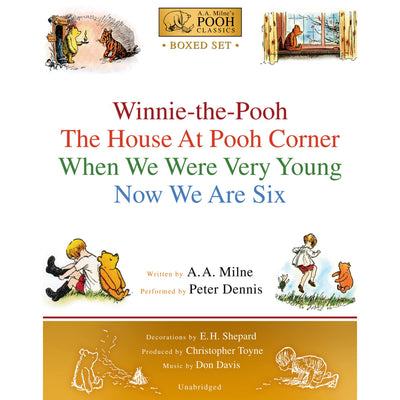 Winnie-The-Pooh Boxed Set: Winnie-The-Pooh; The House at Pooh Corner; When We Were Very Young; Now We Are Six