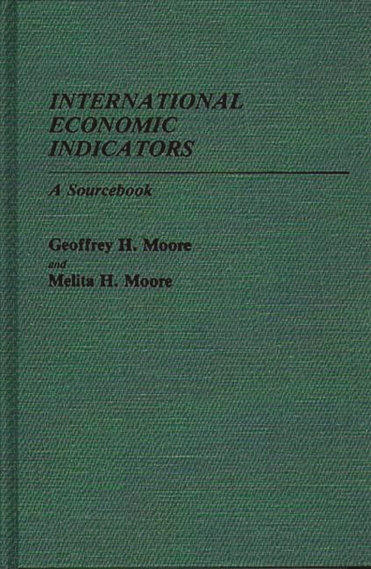 International Economic Indicators: A Sourcebook