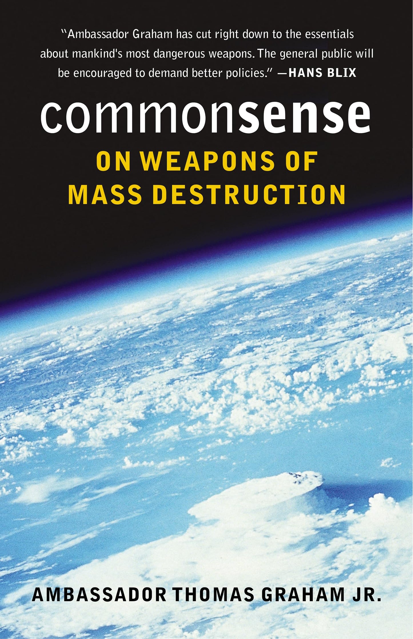 Common Sense on Weapons of Mass Destruction