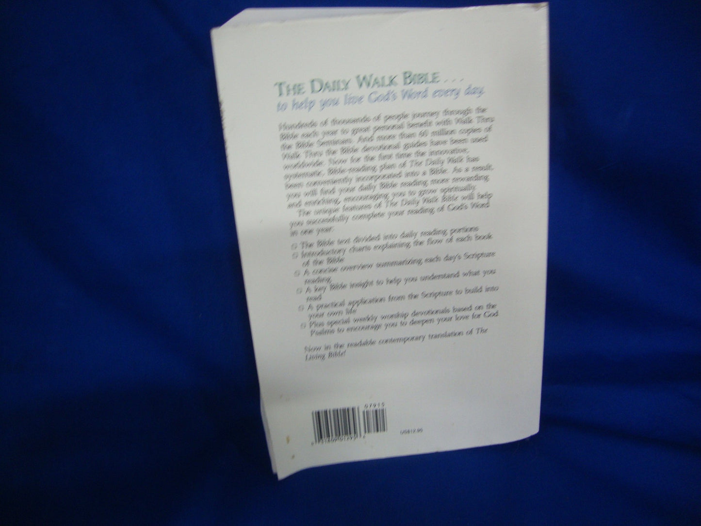 The Daily Walk Bible With 365 Devotional Helps
