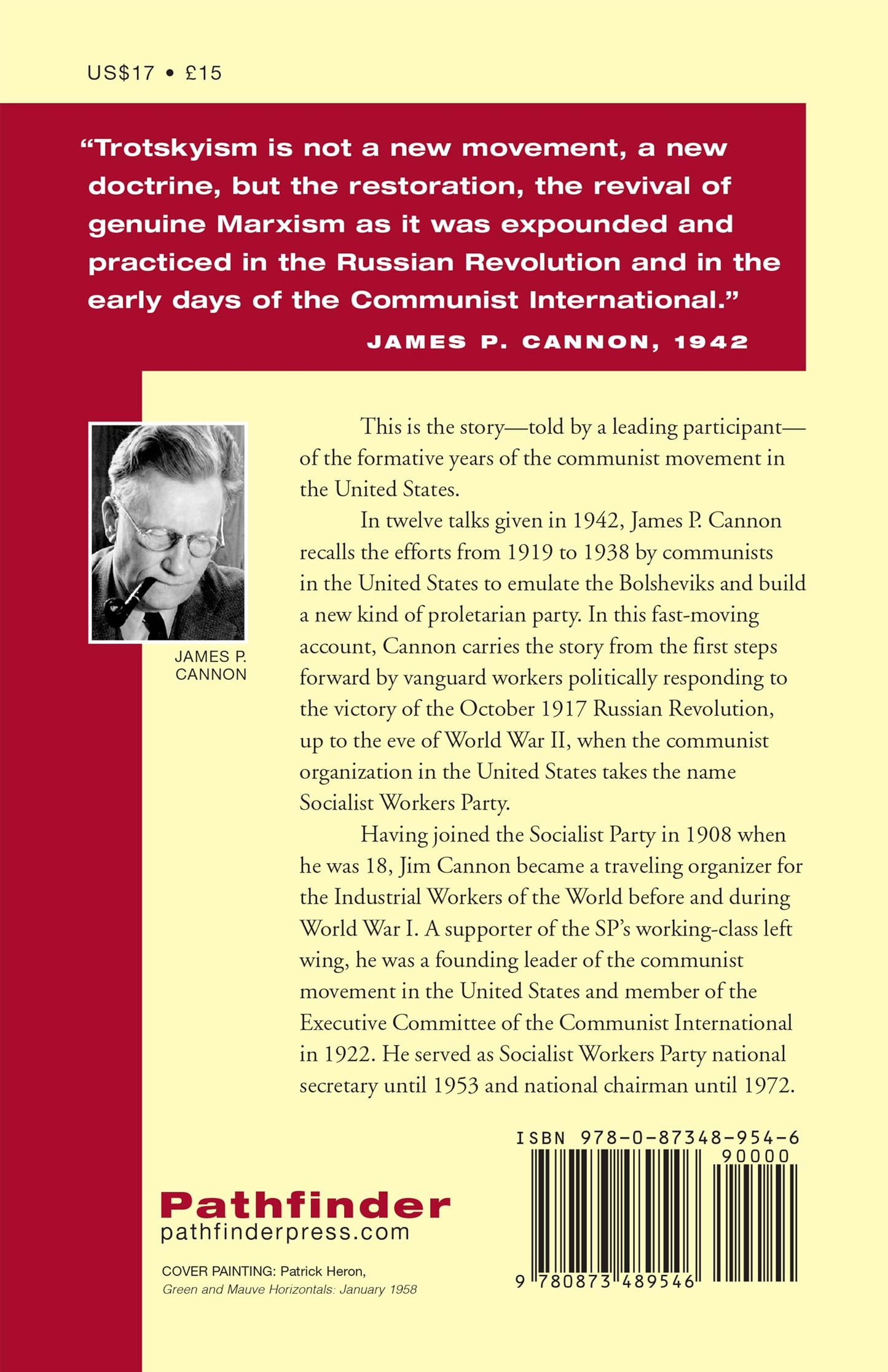 The History of American Trotskyism, 1928-38: Report of a Participant