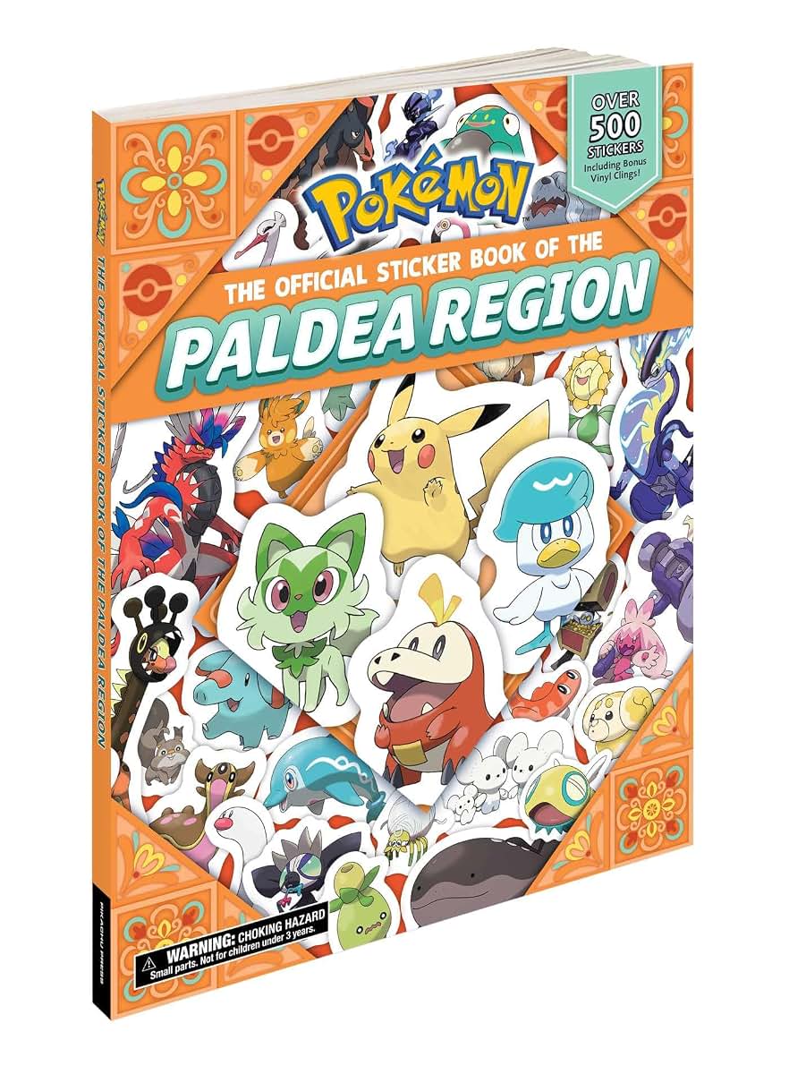 Pok?mon The Official Sticker Book Of The Paldea Region (Pokemon Pikachu Press)