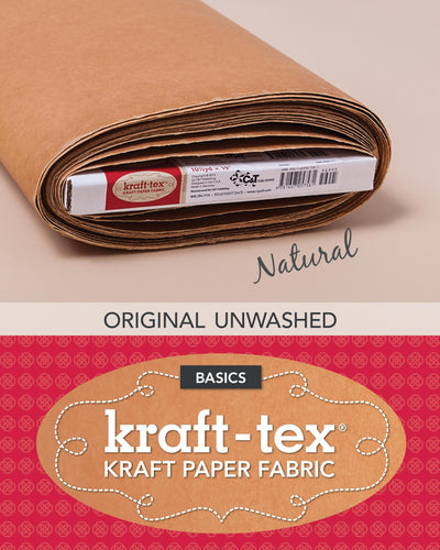 kraft-tex Bolt Natural Original Unwashed: Kraft Fabric Paper, 19 x 10 Yard Bolt (kraft-tex Basics)