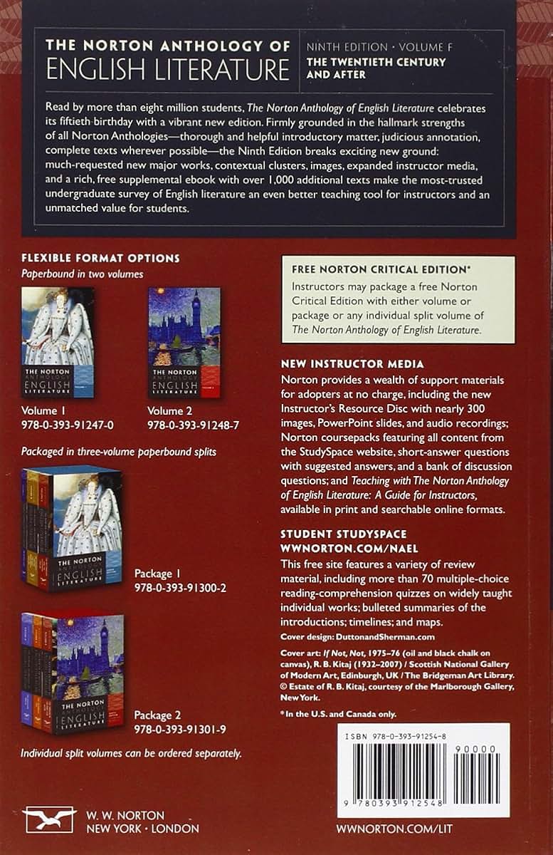 The Norton Anthology of English Literature (Ninth Edition) (