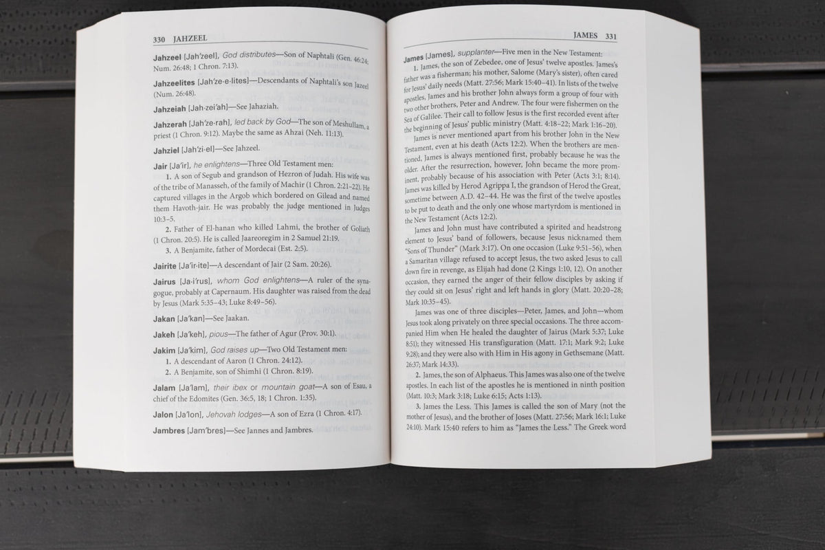 All the Names in the Bible: Comprehensive Index of Every Person and Place in Scripture (A to Z Series)