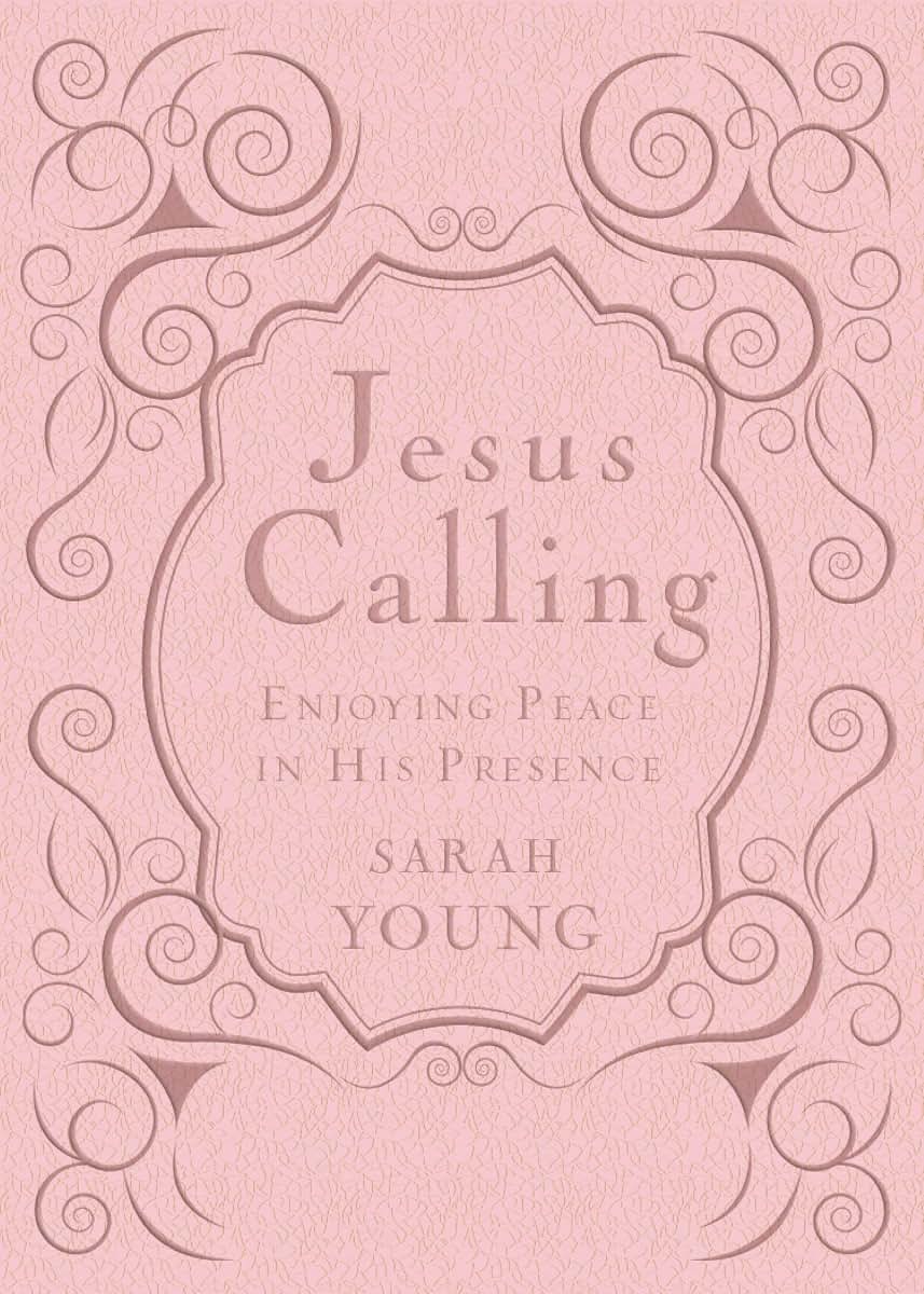 Jesus Calling, Pink Leathersoft, with Scripture References