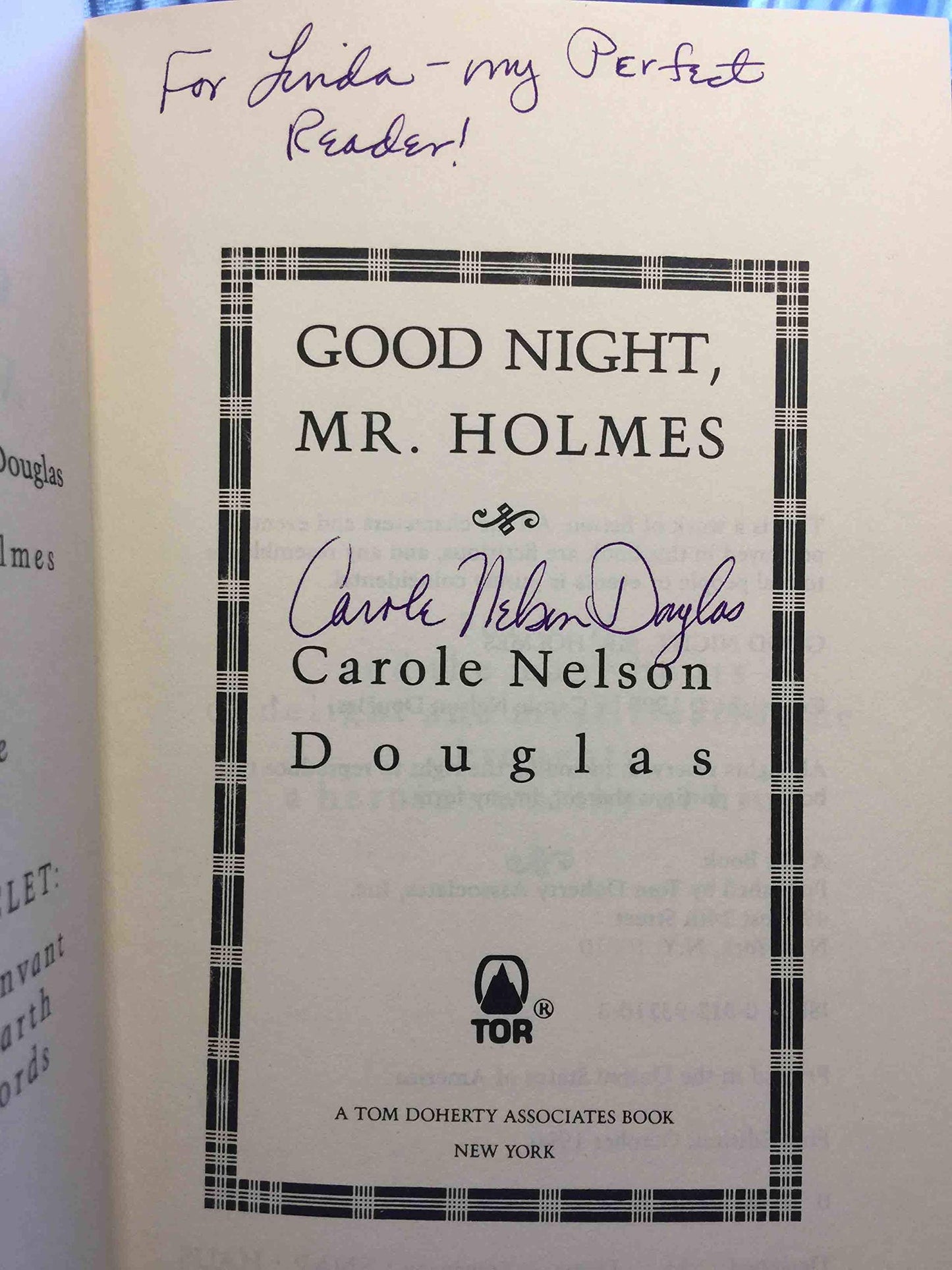 Good Night Mr. Holmes