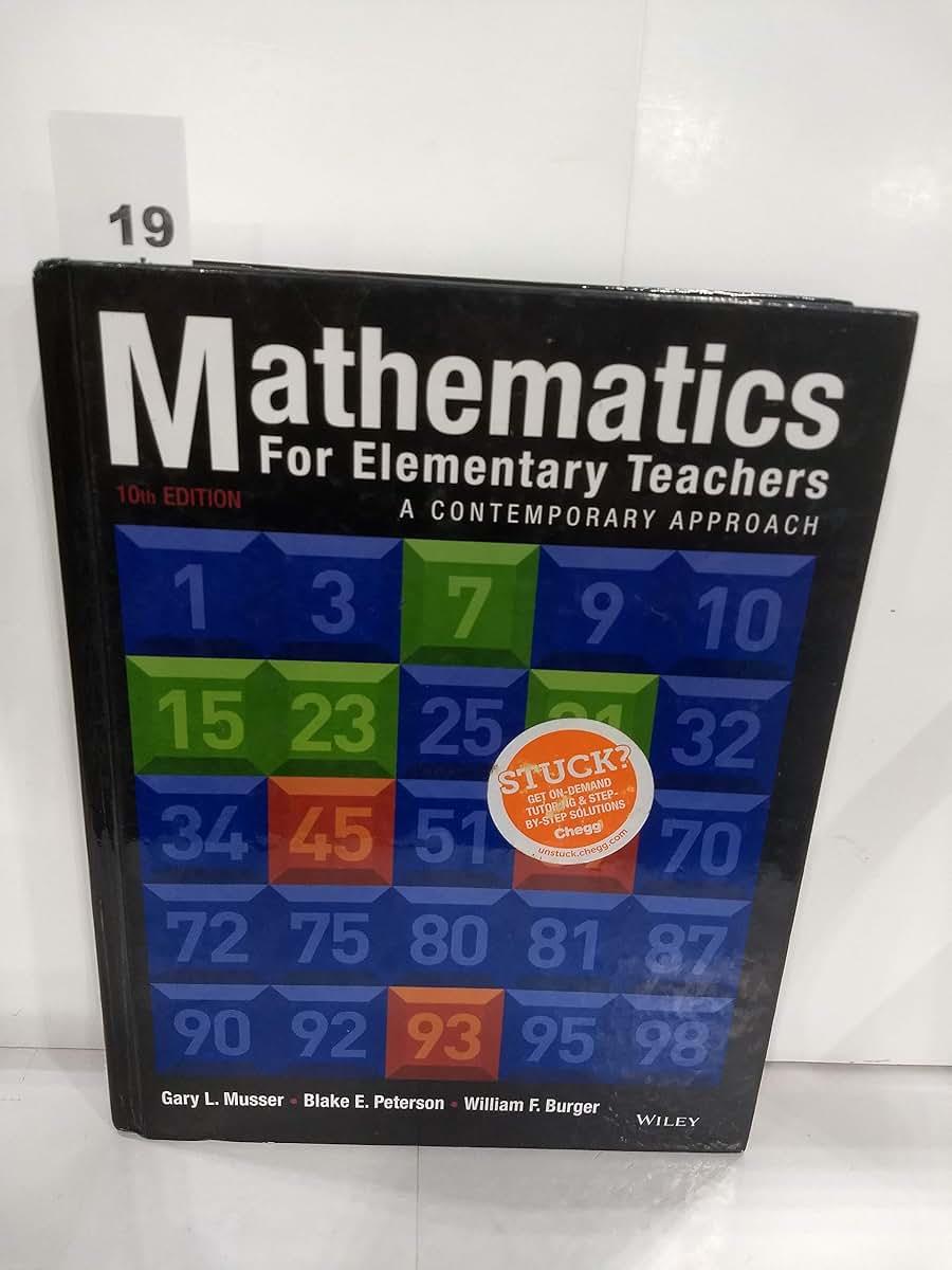 Mathematics for Elementary Teachers: A Contemporary Approach