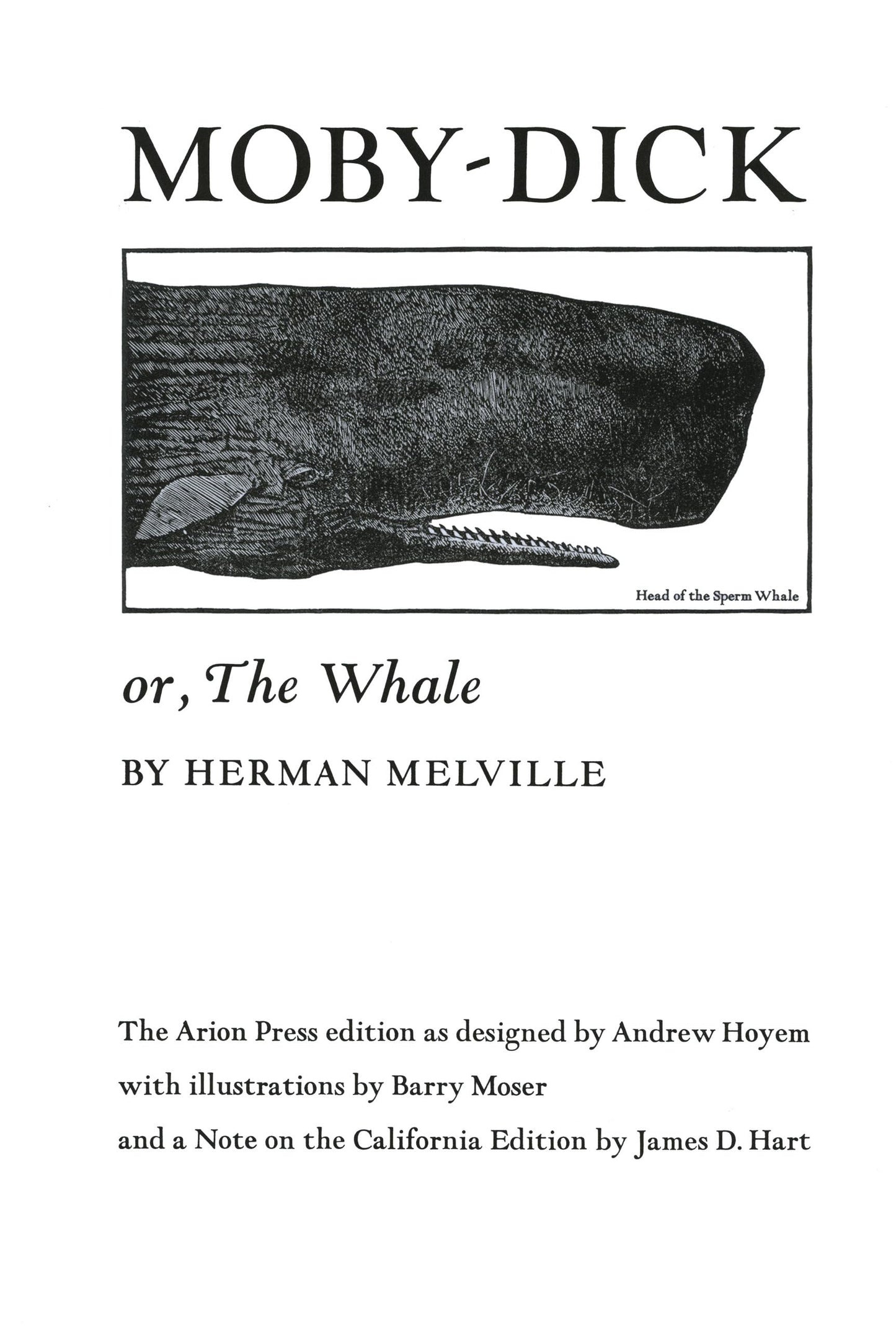 Moby Dick or, The Whale by Melville, Herman