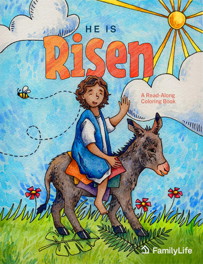 FamilyLife He Is Risen Resurrection Eggs Coloring Book - Christian Easter Books for Kids with Interactive Biblical Retelling - Hands-On Easter Activities for Kids for Home or Sunday School