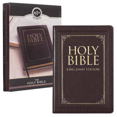 KJV Holy Bible, Thinline Large Print Faux Leather Red Letter