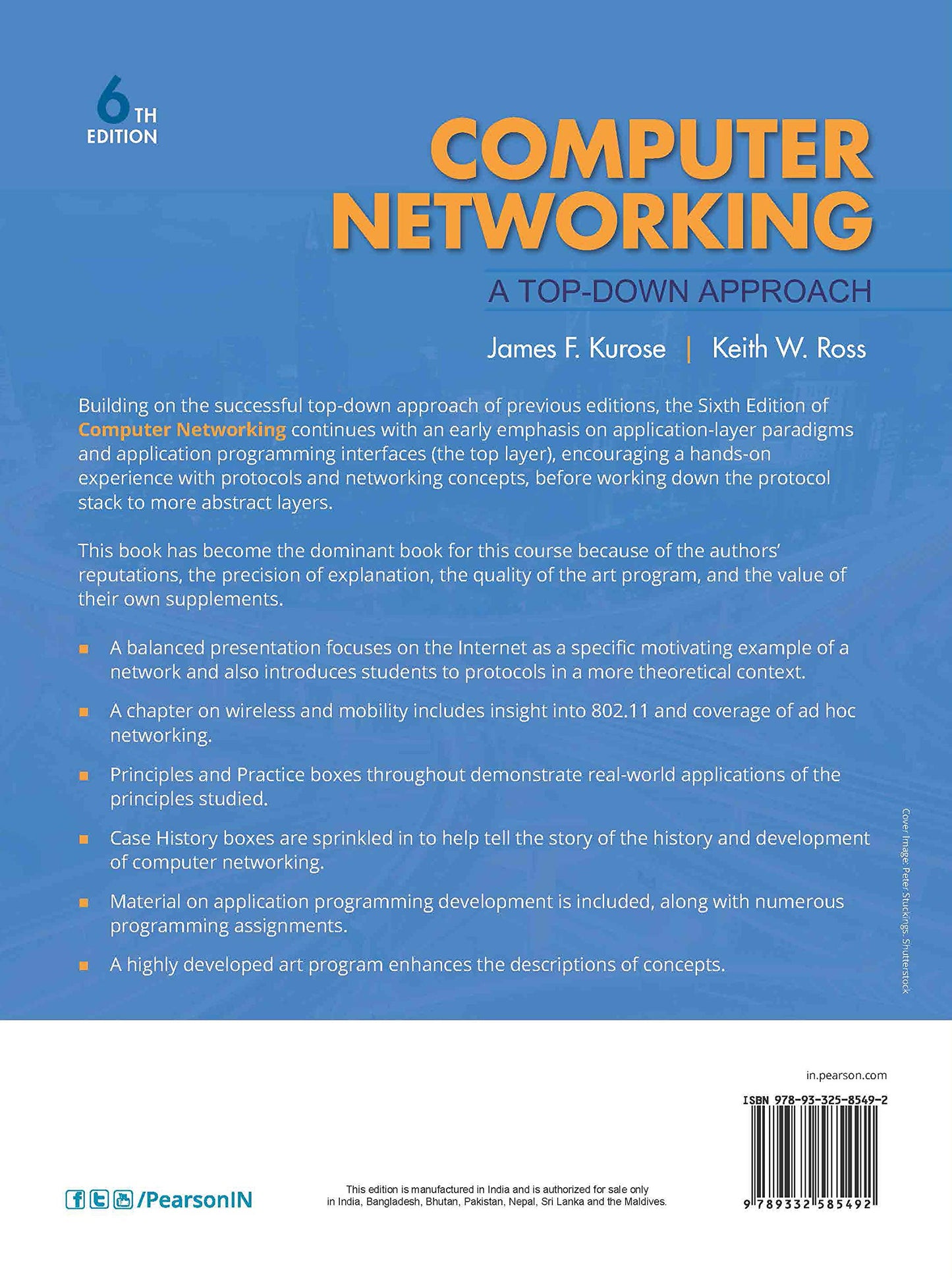 Computer Networking: A Top-Down Approach, 6Th Edn