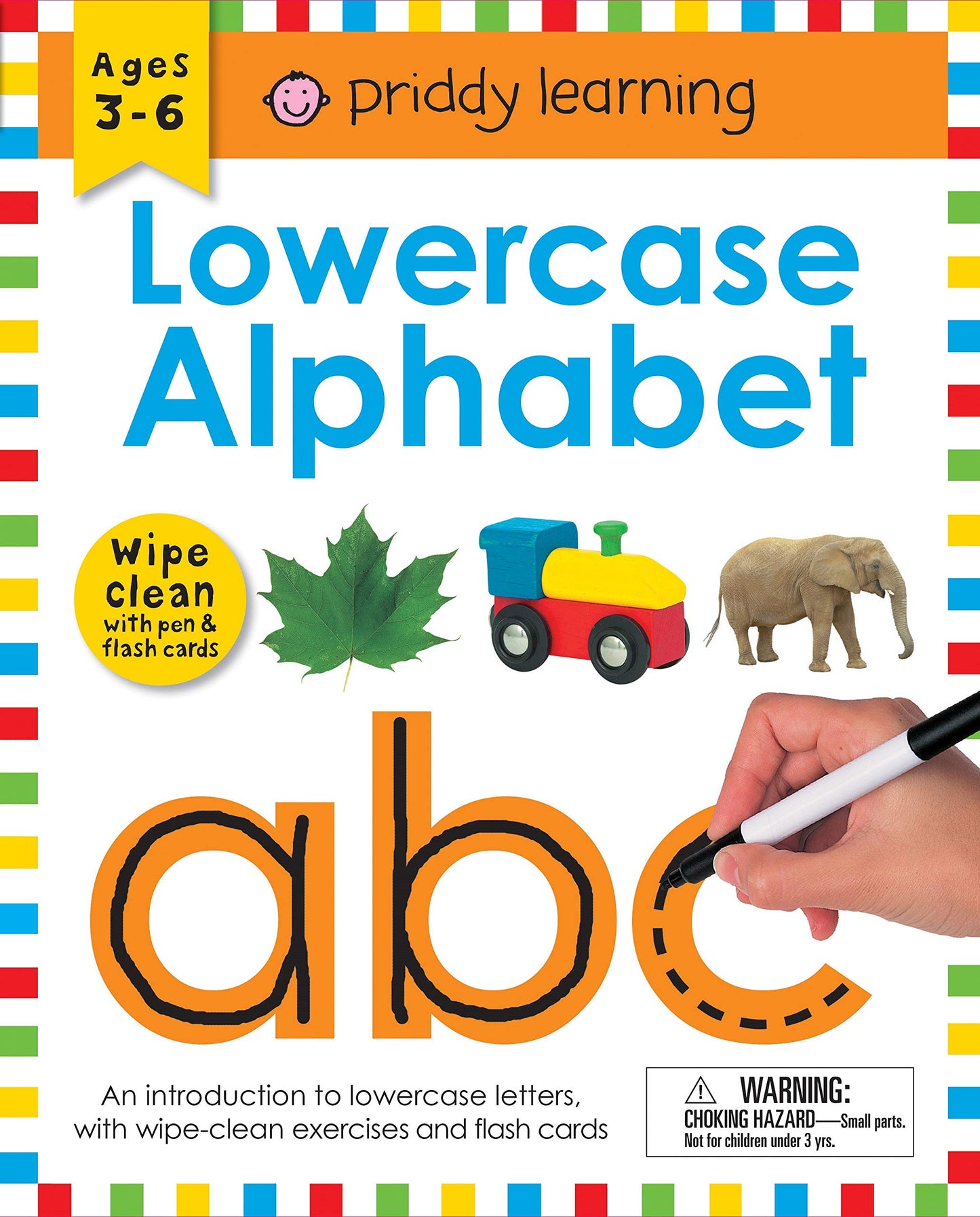 Wipe Clean Workbook: Lowercase Alphabet (enclosed spiral binding): Ages 3-6; with pen & flash cards (Wipe Clean Learning Books)