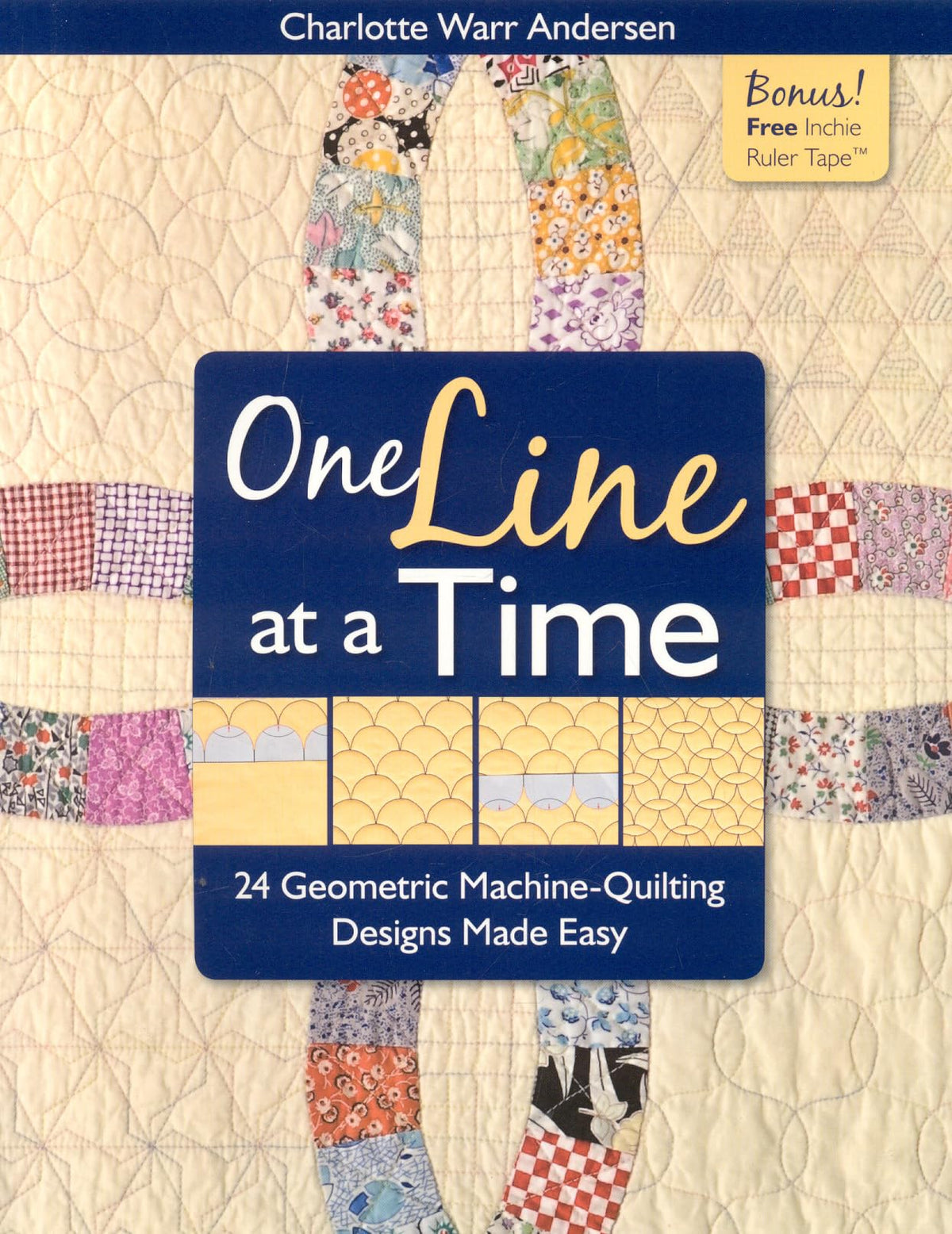 One Line at a Time: 24 Geometric Machine-Quilting Designs Made Easy