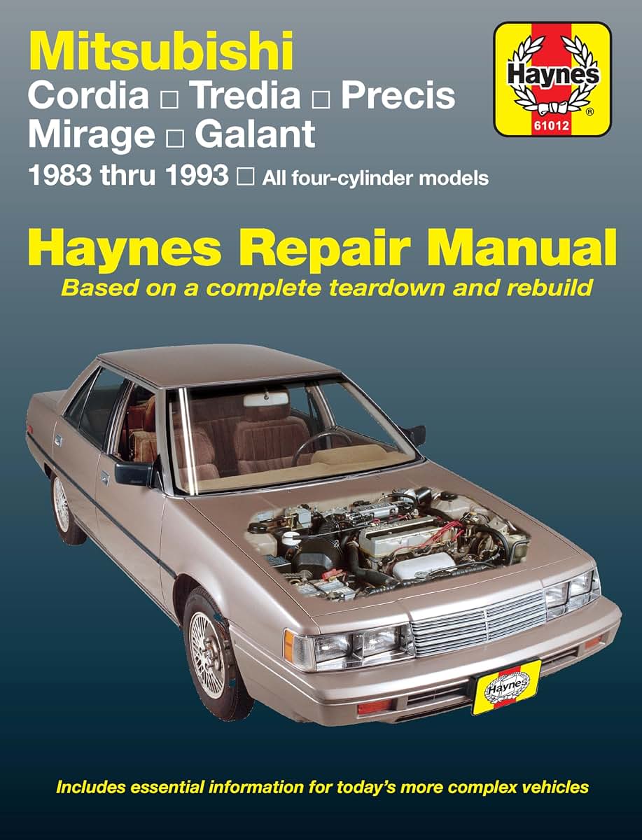 Mitsubishi Cordia,Tredia,Galant,Precis,Mirage (83-93) Haynes Manual (Paperback)