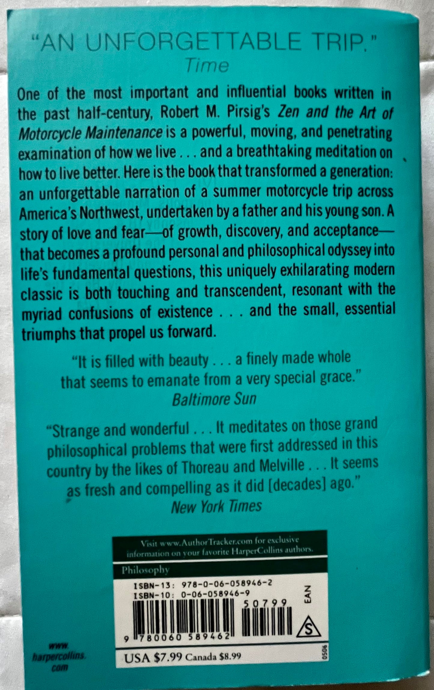Zen and the Art of Motorcycle Maintenance: An Inquiry into Values