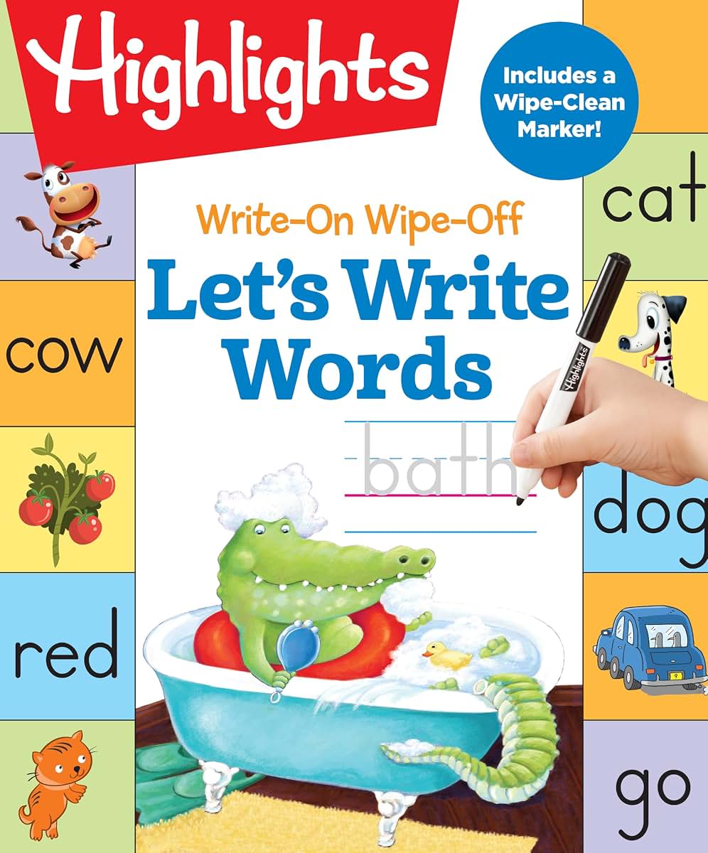 Write-On Wipe-Off Let's Write Words (Highlights Write-On Wipe-Off Fun to Learn Activity Books)