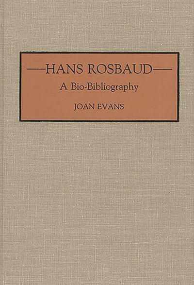 Hans Rosbaud: A Bio-Bibliography (Bio-Bibliographies in Music)
