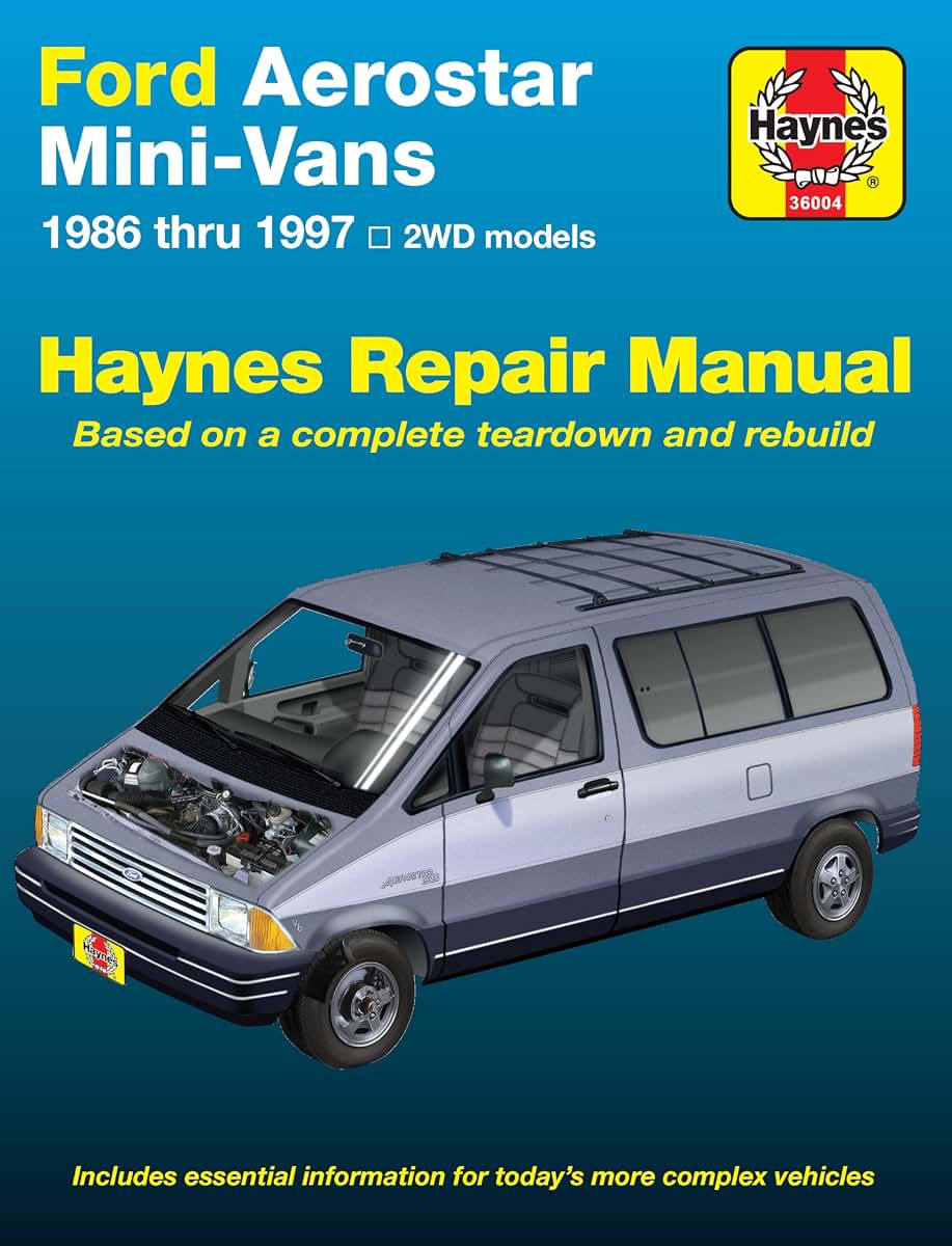 Ford Aerostar Mini-vans (86-97) Haynes Repair Manual (Does not include information specific to AWD models. Includes thorough vehicle coverage apart ... exclusion noted) (Haynes Repair Manuals)