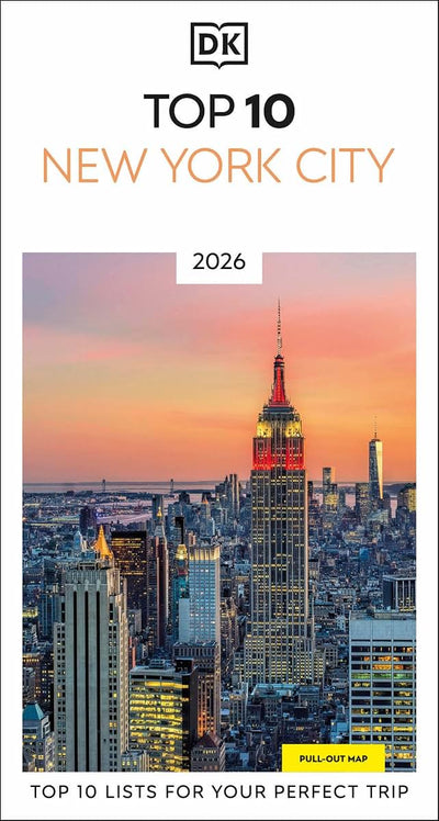 DK Top 10 New York City: Top 10 lists for your perfect trip, plus an all-weather folded map (Pocket Travel Guide)