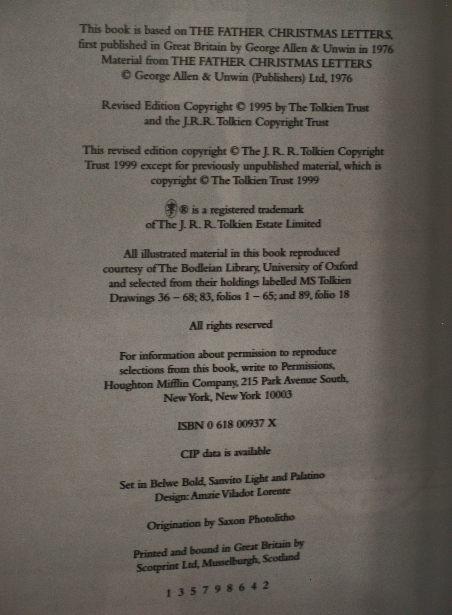 Letters from Father Christmas, Revised Edition by Tolkien, J