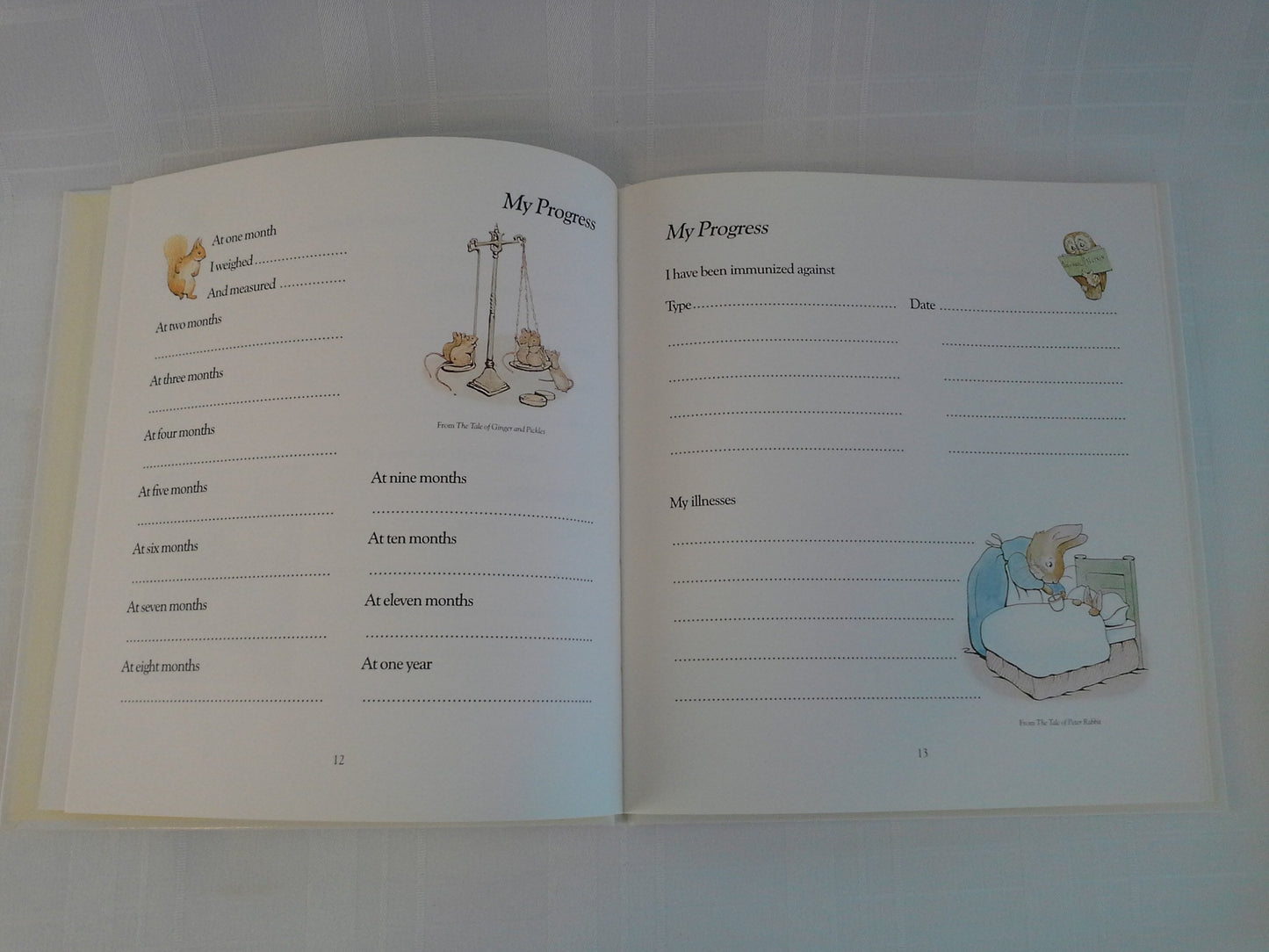 My First Year: A Beatrix Potter Baby Book (Peter Rabbit)