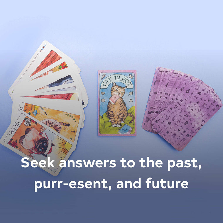 Cat Tarot: 78 Cards & Guidebook — back cover