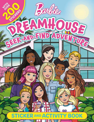 Barbie Dreamhouse Seek-and-Find Adventure: 100% Officially Licensed by Mattel, Sticker & Activity Book for Kids Ages 4 to 8