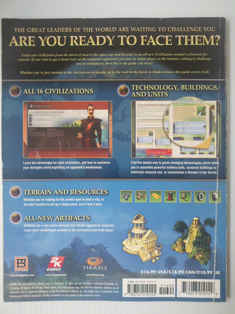 Civilization Revolution Official Strategy Guide by BradyGame