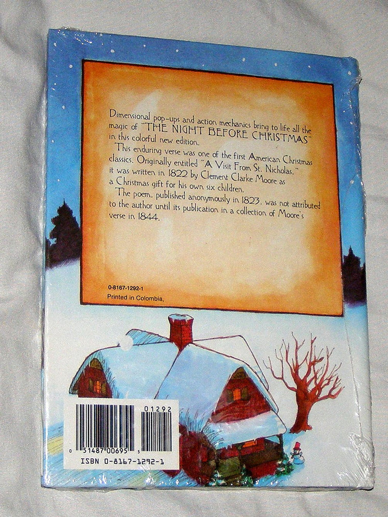 The Night Before Christmas — back cover