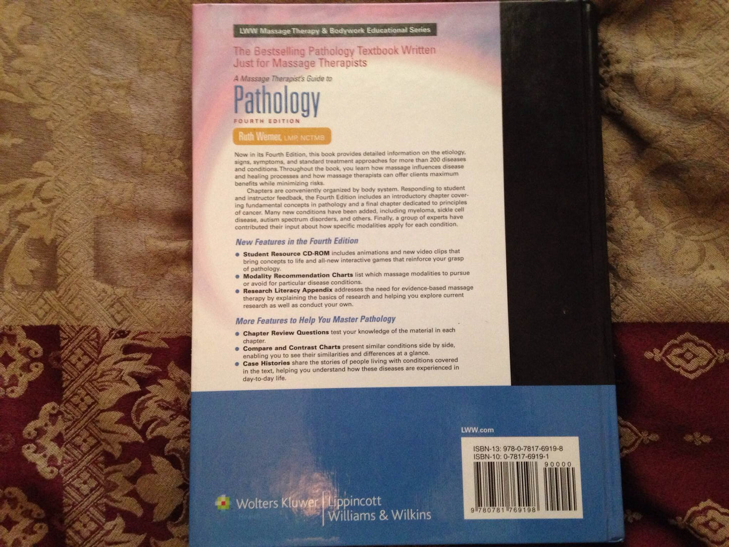 A Massage Therapist's Guide to Pathology (LWW Massage Therapy & Bodywork Educatnal Series)