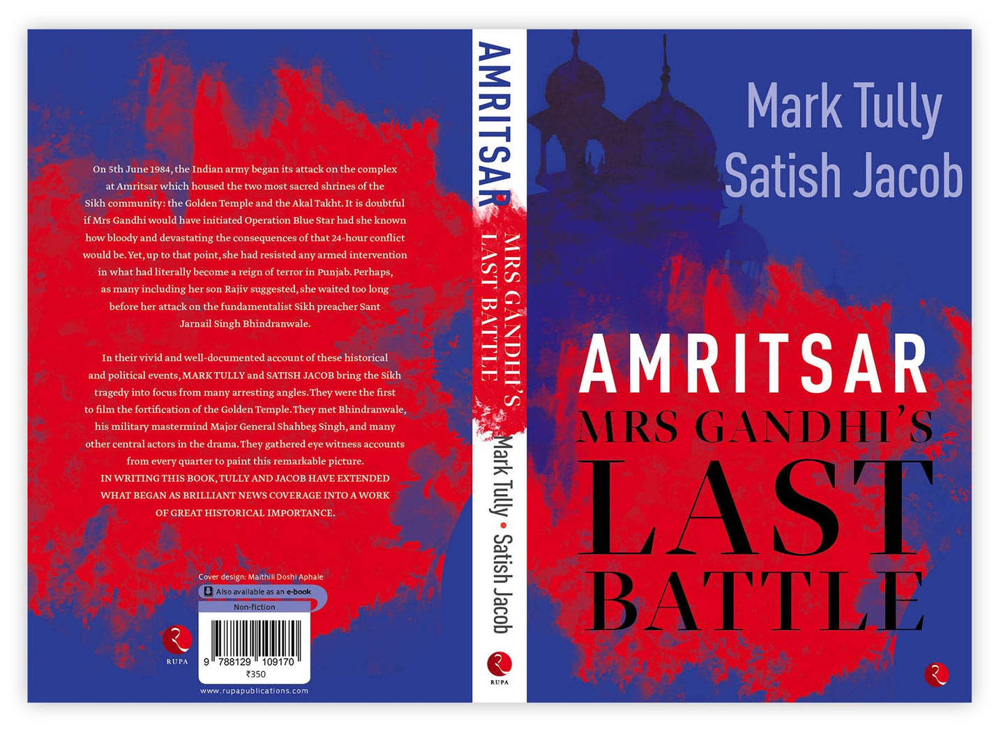 Amritsar: Mrs Gandhi's Last Battle