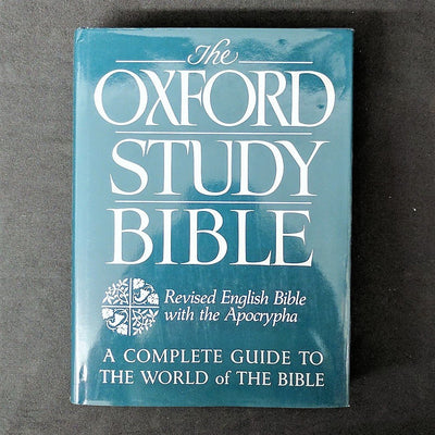 The Oxford Study Bible: Revised English Bible with Apocrypha