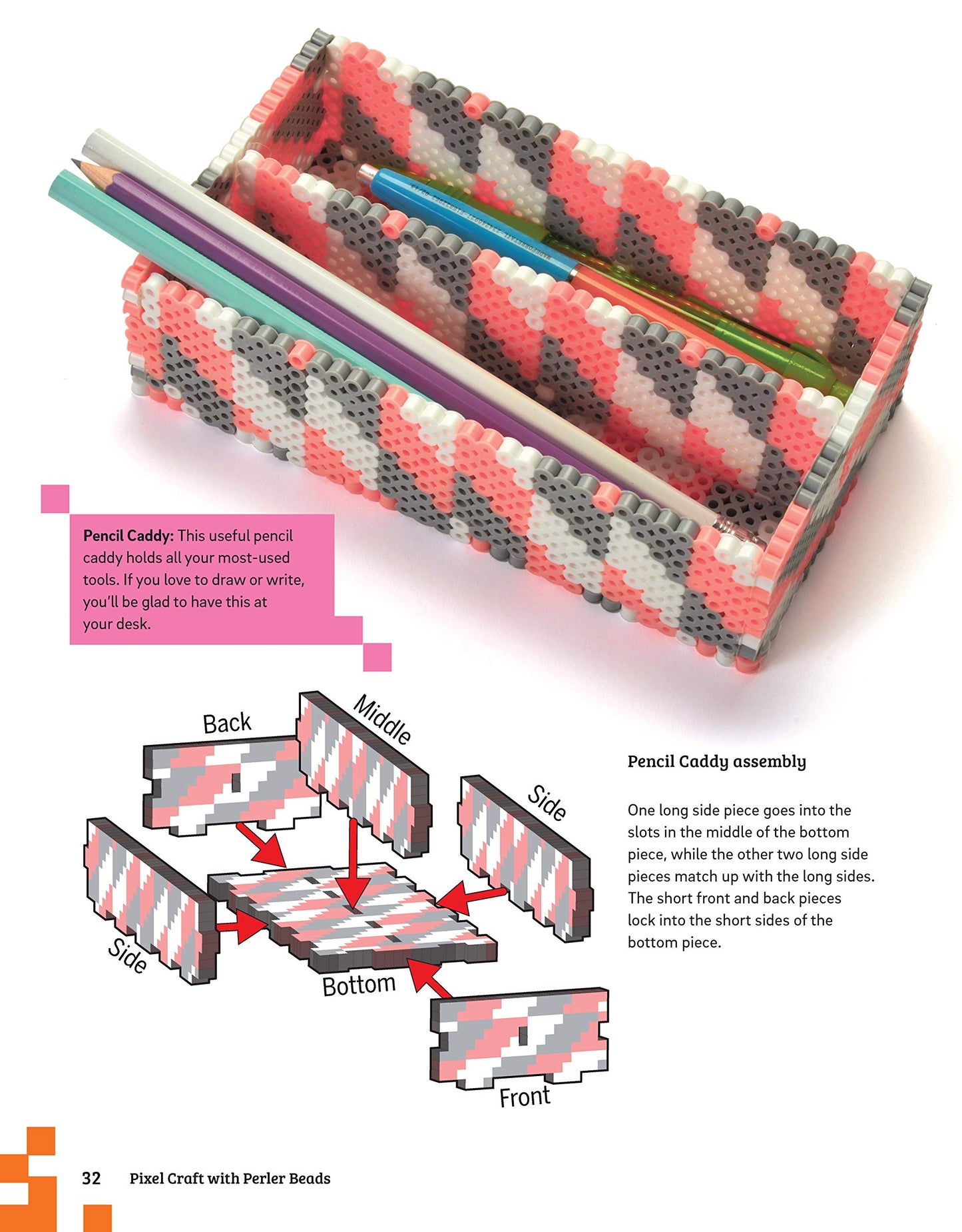 Pixel Craft with Perler Beads: More Than 50 Patterns: Patterns for Hama, Perler, Pyssla, Nabbi, and Melty Beads (Design Originals) Retro 8-Bit Wearables, Jewelry, & Home Decor, Step-by-Step