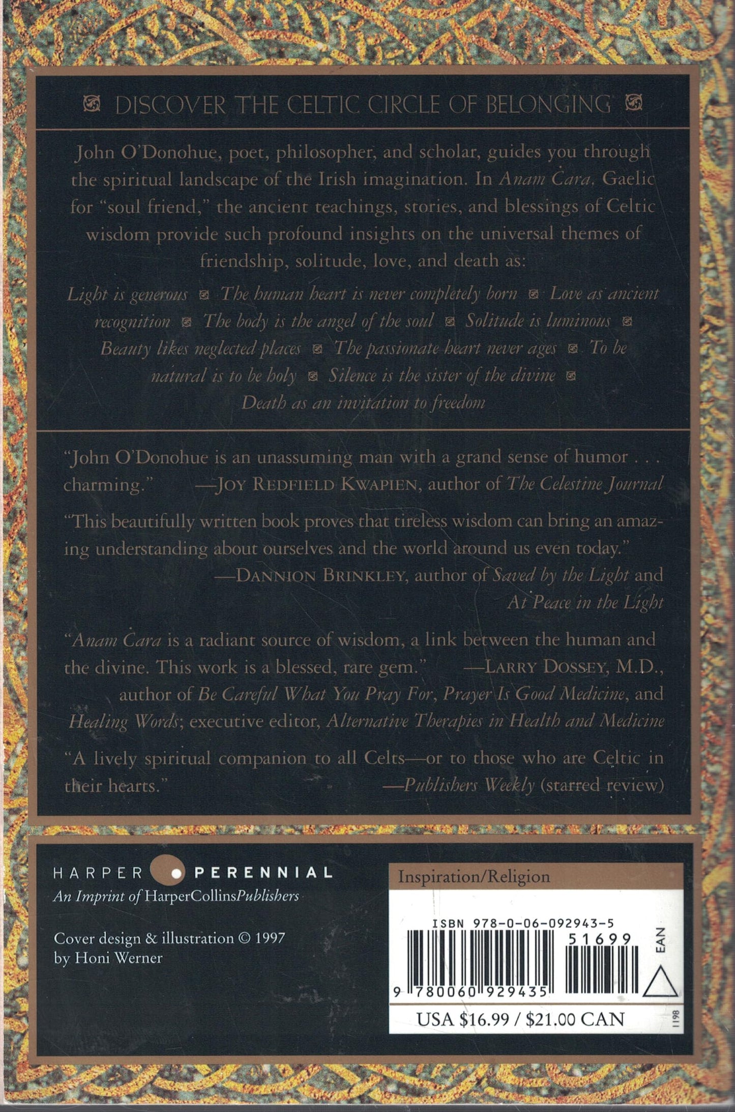 Anam Cara: A Book of Celtic Wisdom