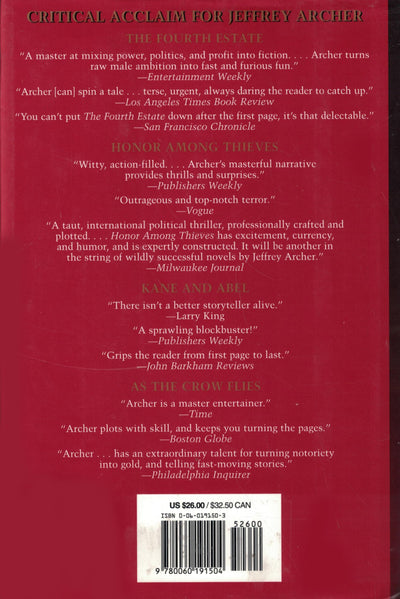 The Eleventh Commandment: A Novel by Jeffrey Archer