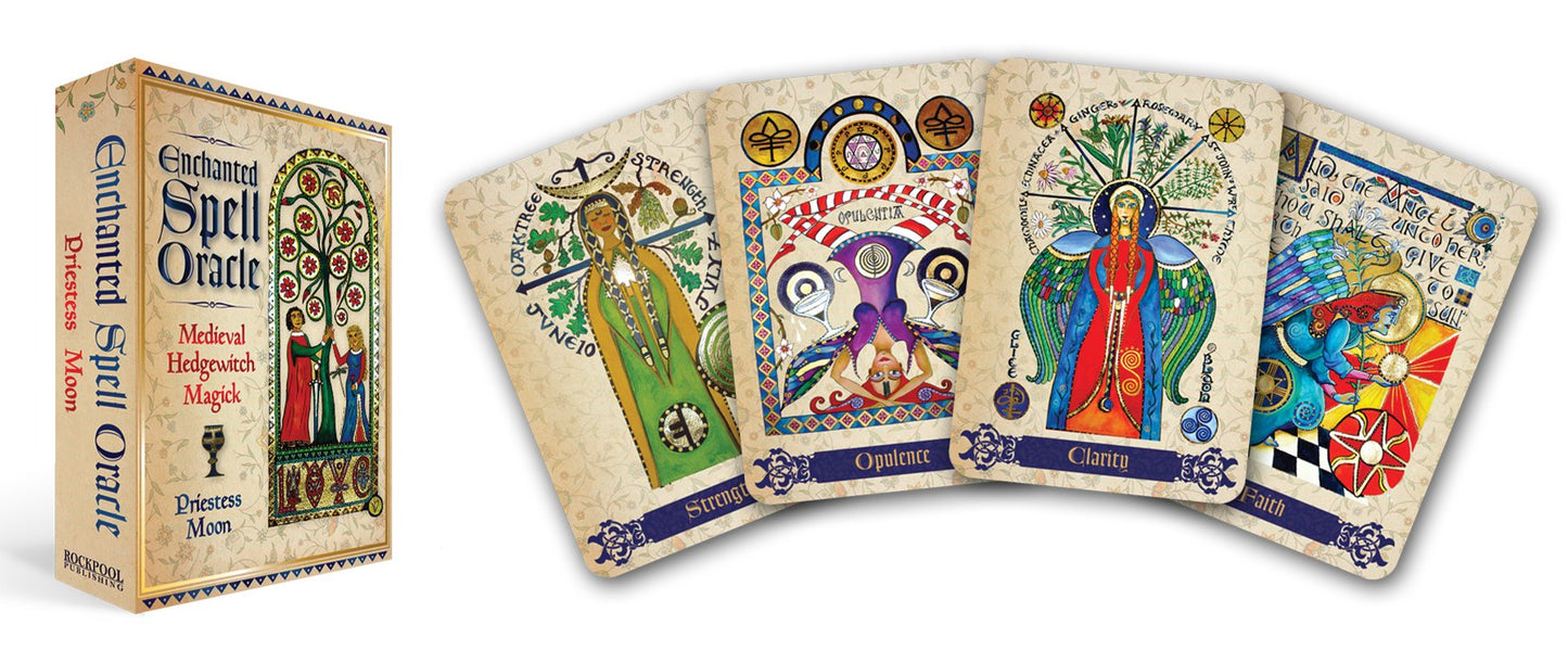 Enchanted Spell Oracle: Medieval Hedgewitch Magick (Rockpool Oracle Card Series)