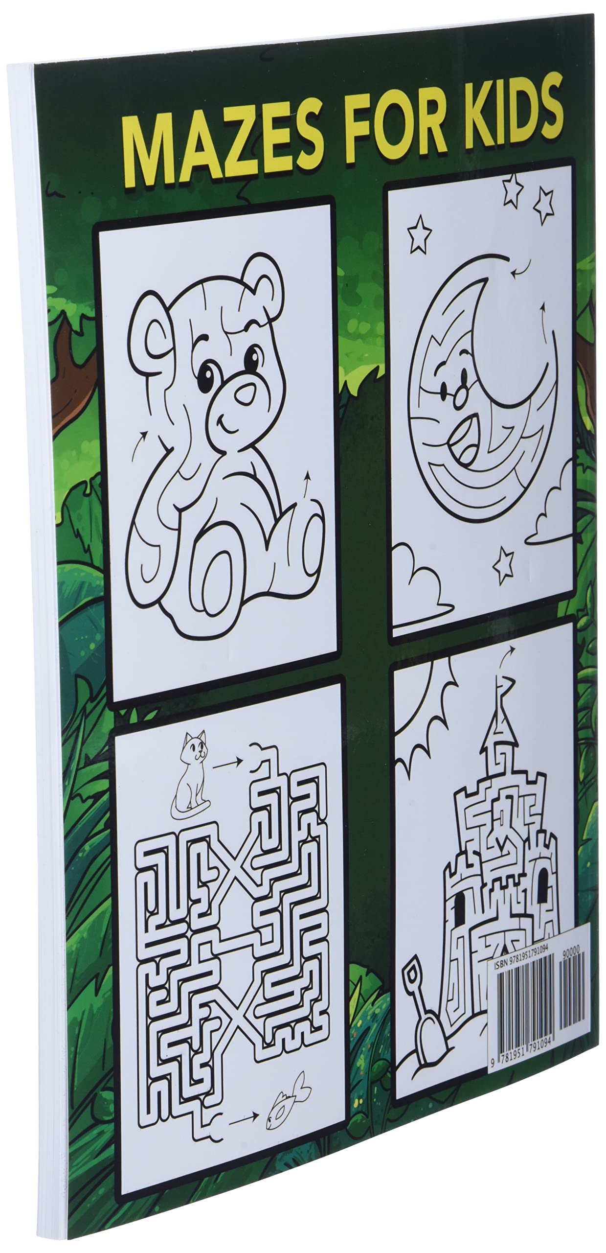 Mazes For Kids Ages 4-8: Maze Activity Book 4-6, 6-8 Workbook for Games, Puzzles, and Problem-Solving