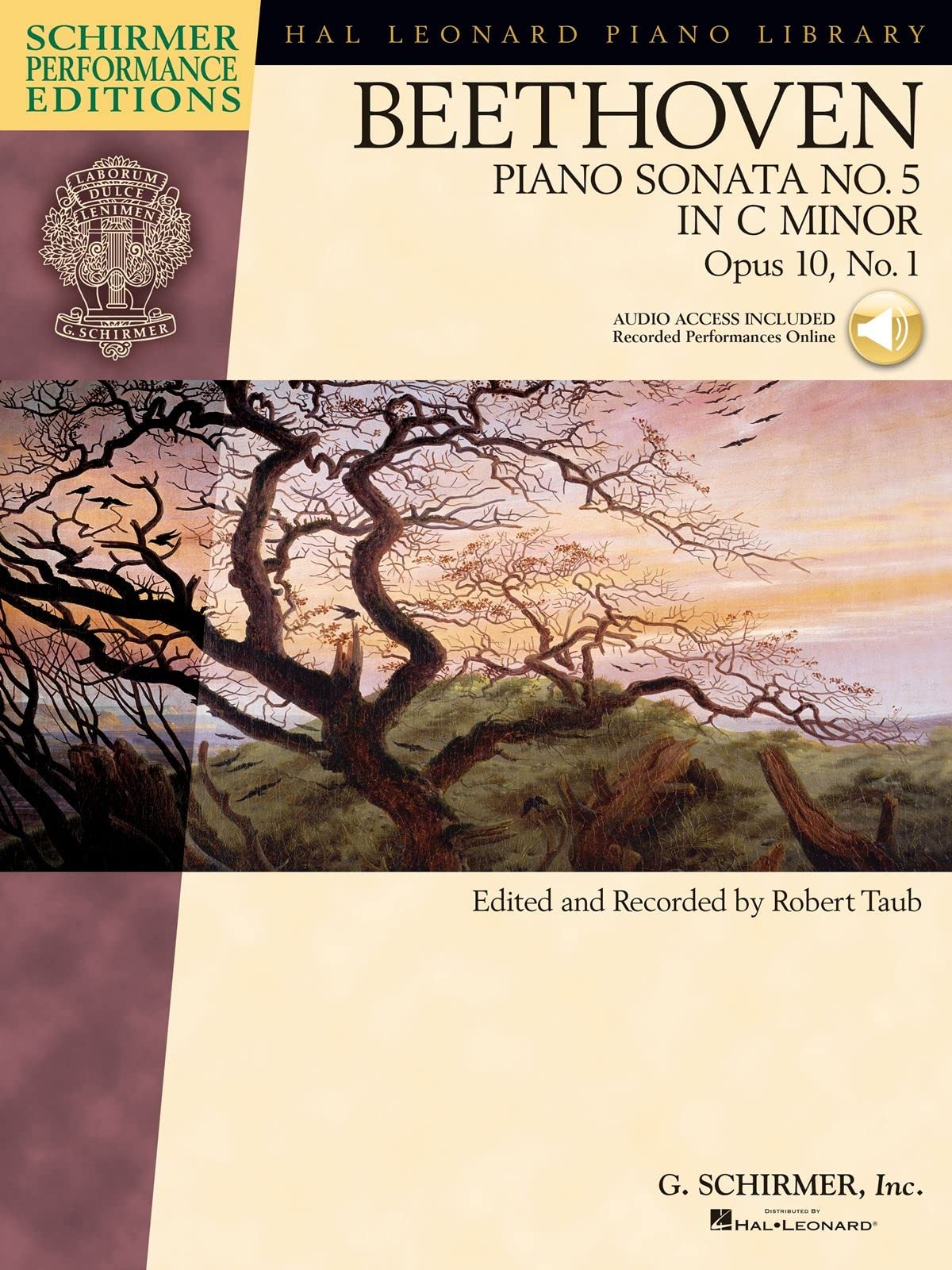 Beethoven: Sonata No. 5 in C Minor, Opus 10, No. 1 (Schirmer Performance Editions)