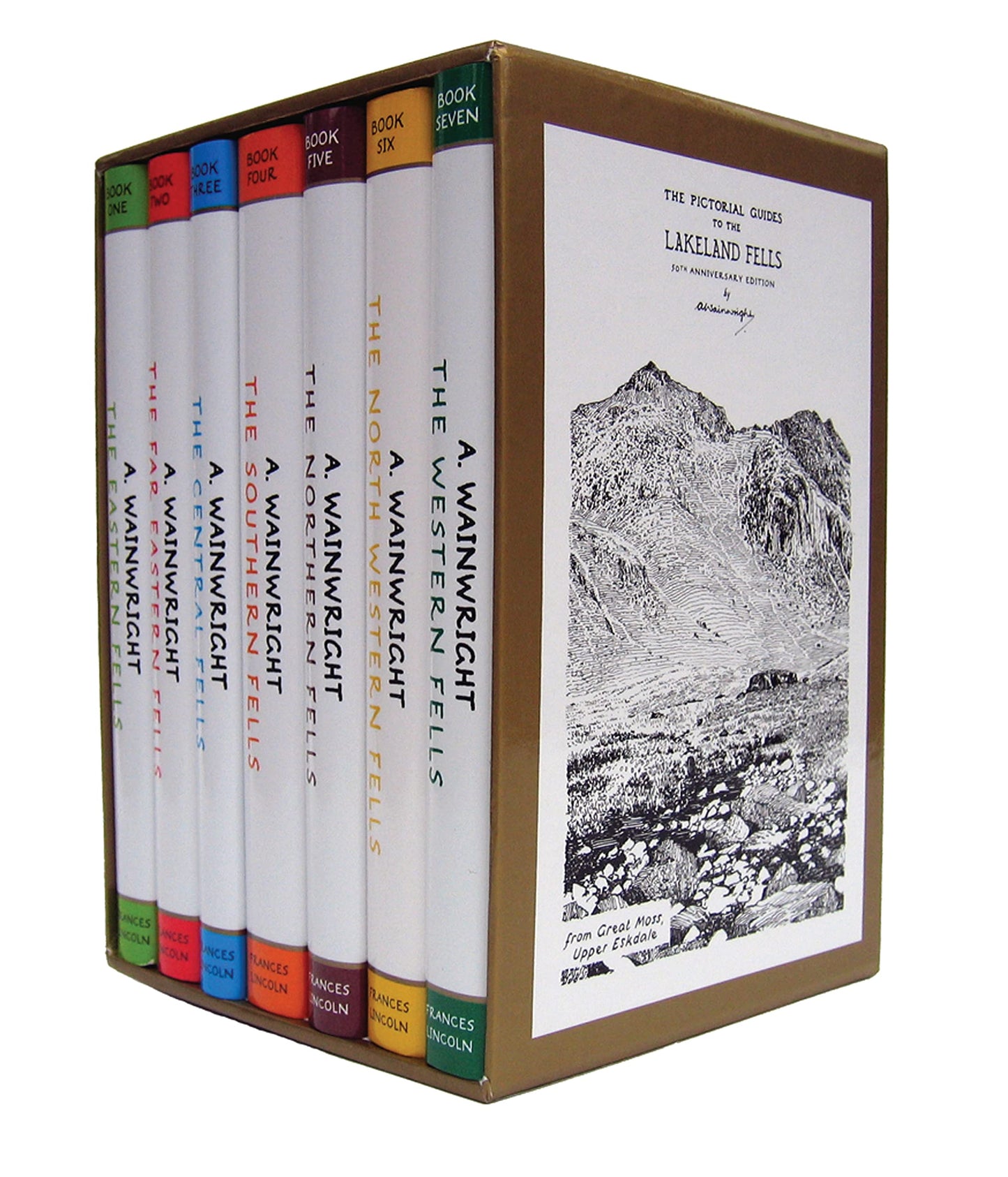 Wainwright Pictorial Guides Boxed Set by Alfred Wainwright