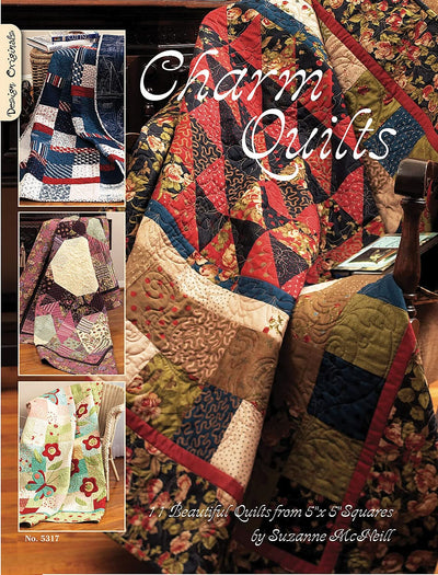 Charm Quilts: 11 Beautiful Quilts from 5" x 5" Squares (Design Originals) Fast and Easy Piecing with 5-inch by 5-inch Squares for a Fabulous Scrappy Look to Fit Traditional, Modern, or Country Decor