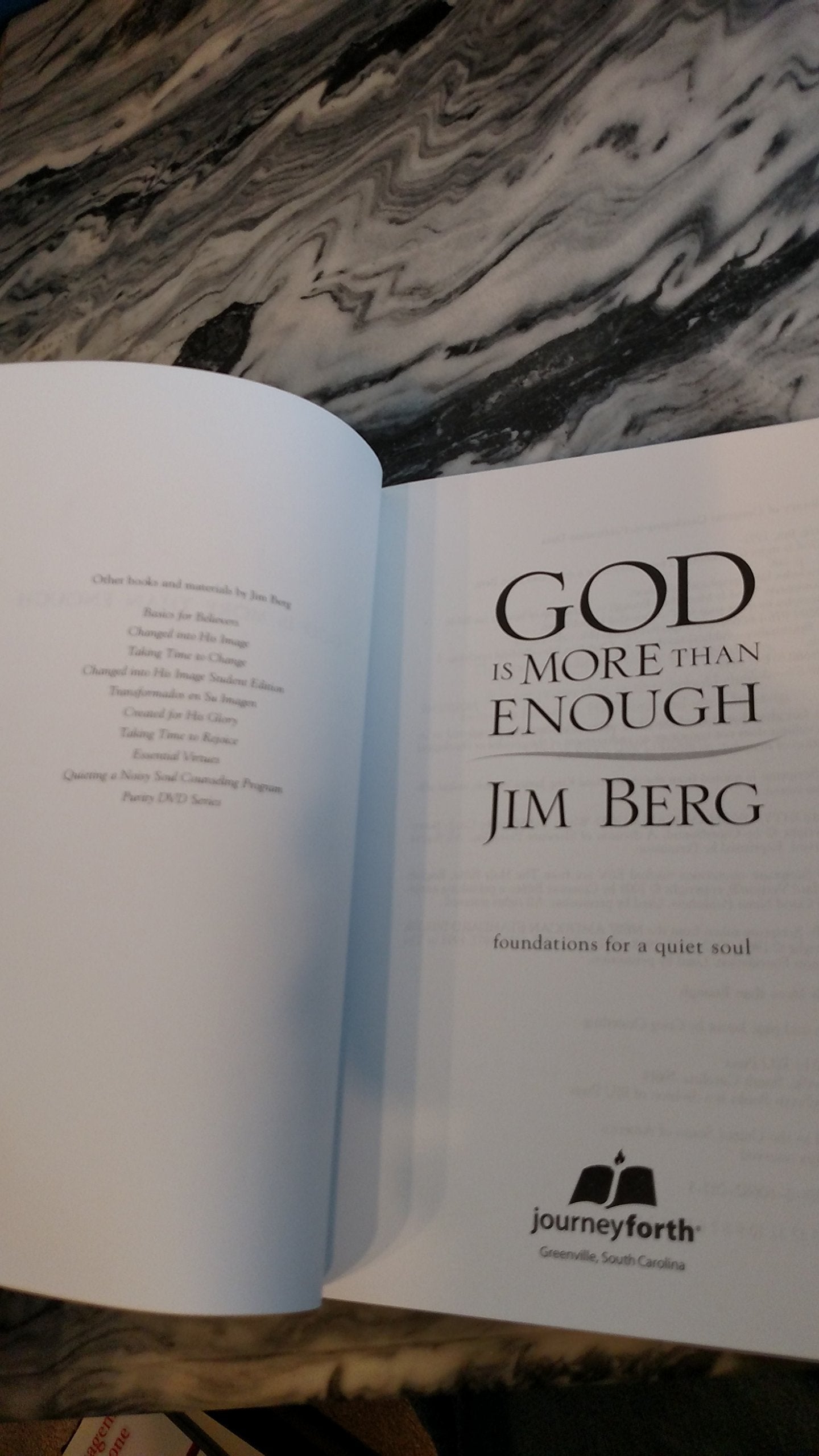 God is More Than Enough: Foundations for a Quiet Soul